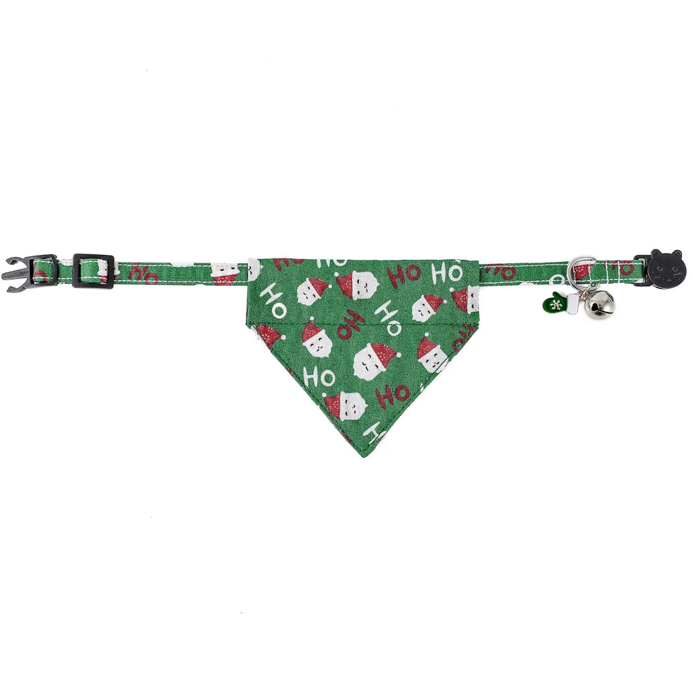 Tis the Season Christmas Cat Collar w/ Detachable Bowtie