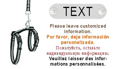 Simple Puurrsonalized Reflective Cat Harness w/ Leash