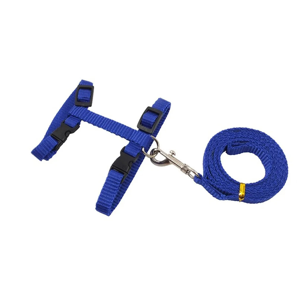 Simple Cat Harness w/ Matching Leash Set