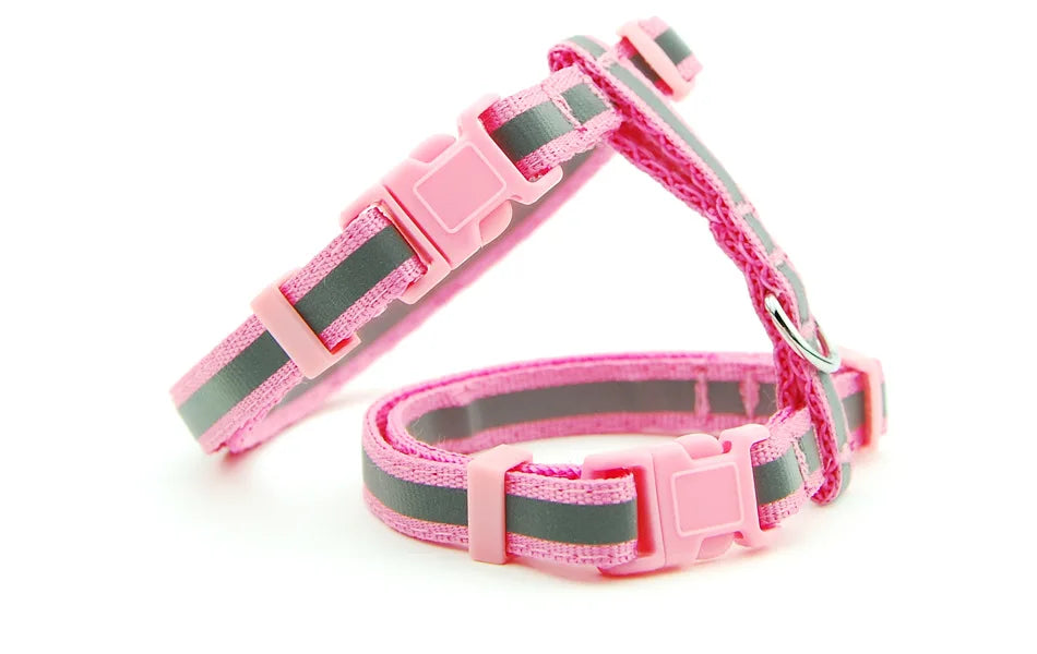 Simple Puurrsonalized Reflective Cat Harness w/ Leash