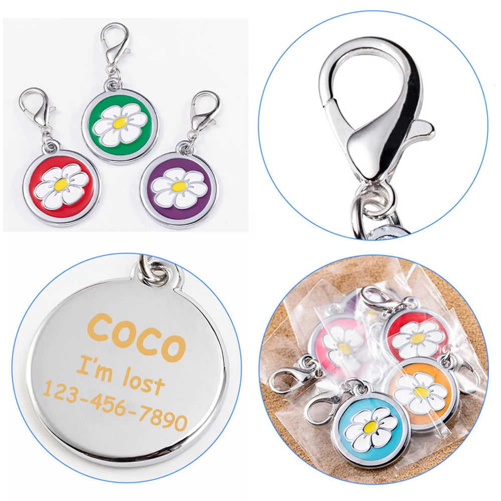 The Purrfect Flower ID Tag