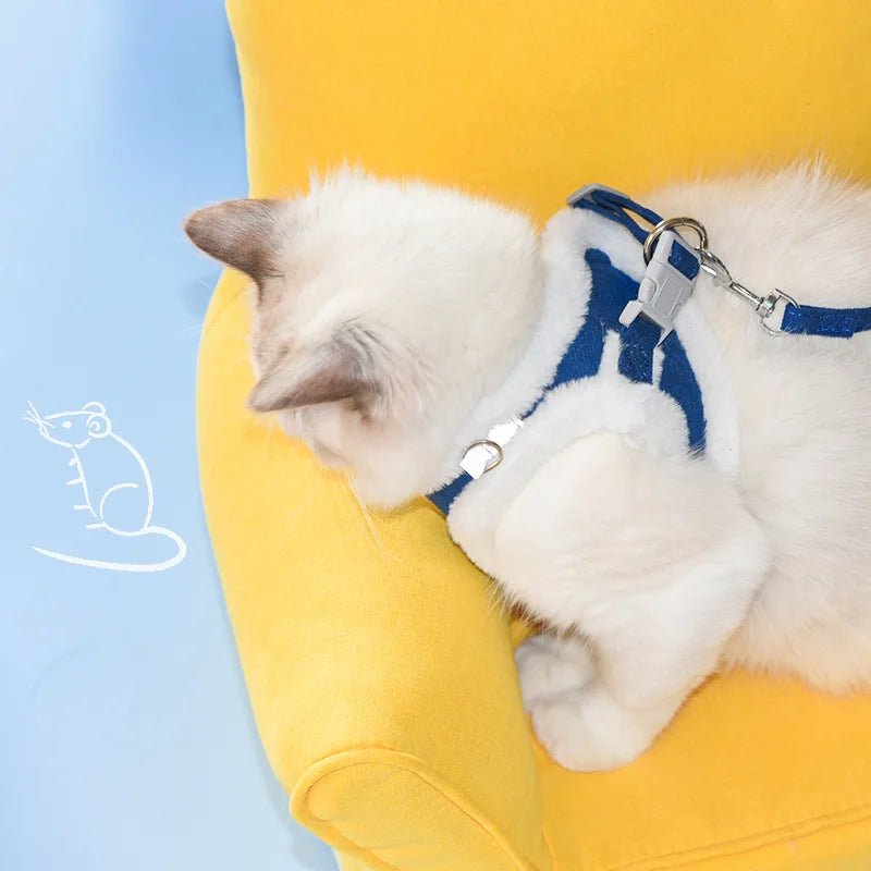 Luxury Winter Cat Harness