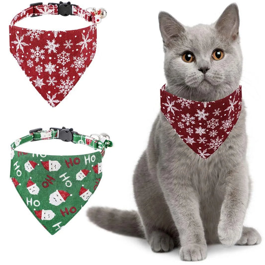 Tis the Season Christmas Cat Collar w/ Detachable Bowtie