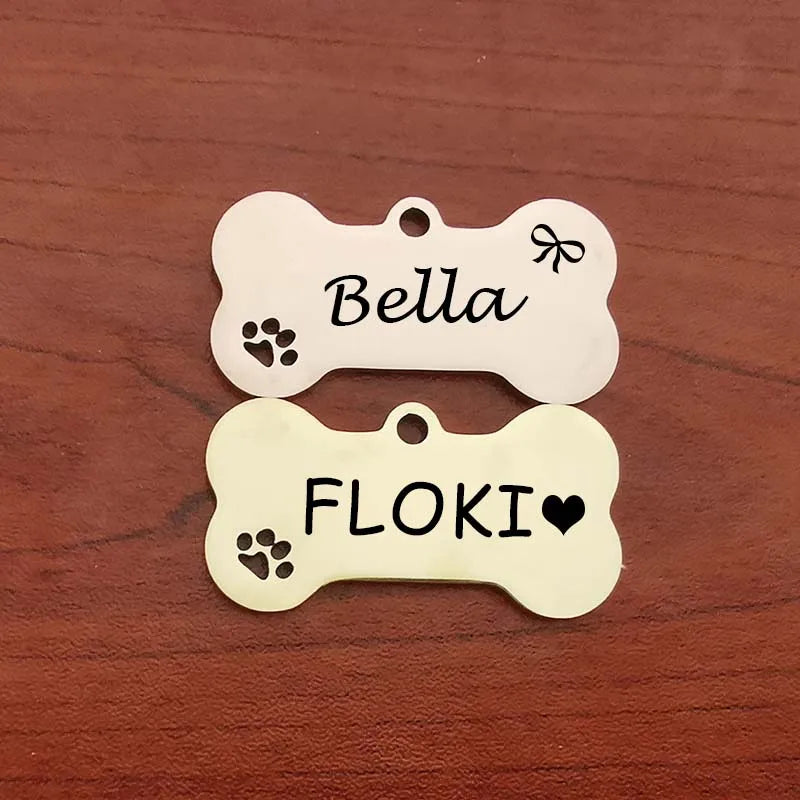 Bone Shaped Pet ID Tag
