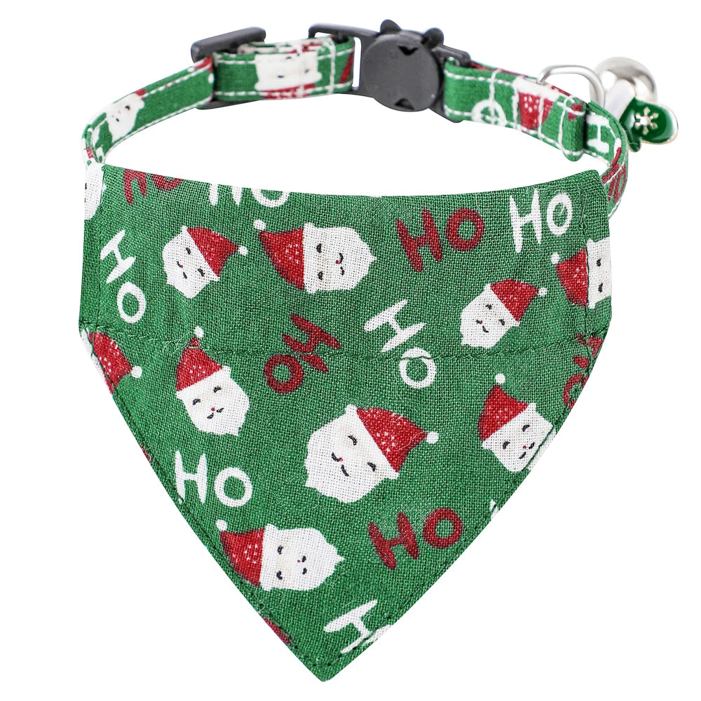 Tis the Season Christmas Cat Collar w/ Detachable Bowtie