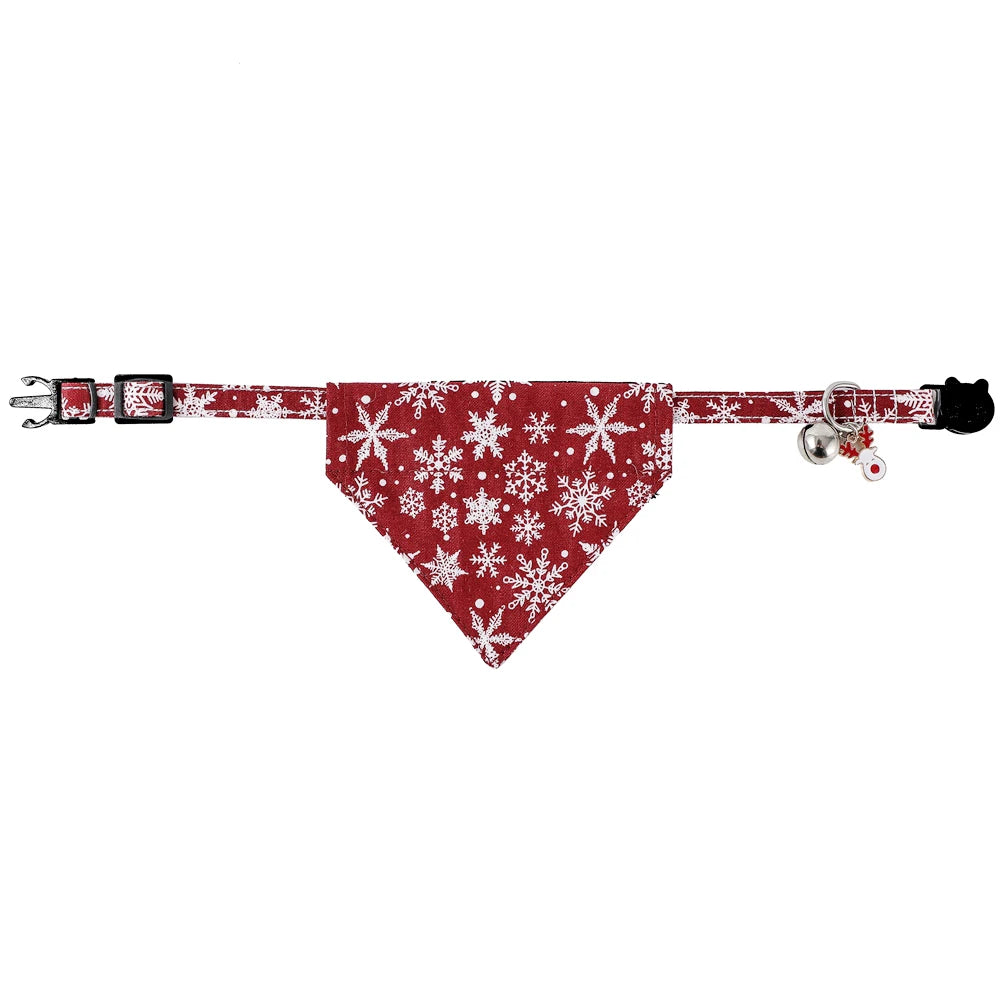 Tis the Season Christmas Cat Collar w/ Detachable Bowtie
